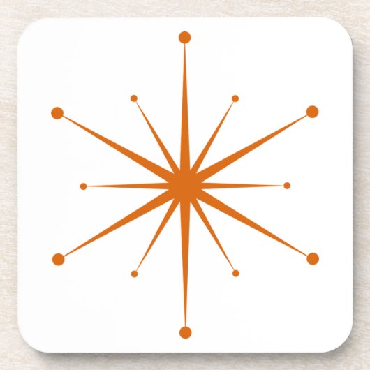 Fun Mittelalter moderne Retro-Sternexplosion Getränkeuntersetzer (Vorderseite)