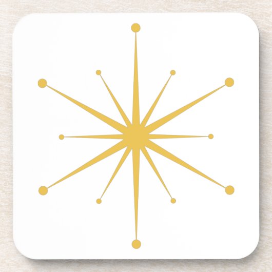 Fun Mittelalter moderne Retro-Sternexplosion Getränkeuntersetzer (Vorderseite)