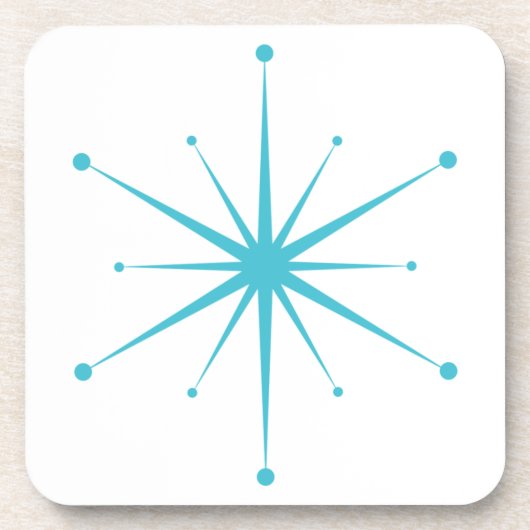 Fun Mittelalter moderne Retro-Sternexplosion Getränkeuntersetzer (Vorderseite)