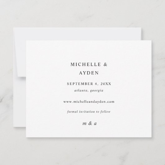 Fun Mod Instant Foto Save the Date (Rückseite)