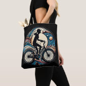 Fun Modern Abstract Design Bike Logo Tasche (Von Nahem)