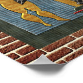 Fun Modern Art Music Collage Poster (Ecke)