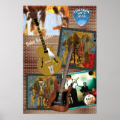 Fun Modern Art Music Collage Poster (Vorne)