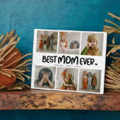 Fun Modern 'BEST MAMA EVER' 6 Foto Fotoplatte (Seite)