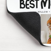Fun Modern 'BEST MAMA EVER' 6 Foto Mousepad (Ecke)