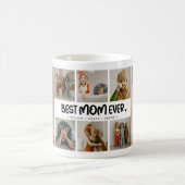 Fun Modern 'BEST MAMA EVER' 8 Foto Kaffeetasse (Mittel)