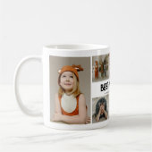 Fun Modern 'BEST MAMA EVER' 8 Foto Kaffeetasse (Links)