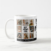 Fun Modern 'BEST MAMA EVER' 8 Foto Kaffeetasse (Links)