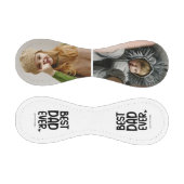 Fun Modern 'BEST VATER EVER' 2 Foto Baseball (Paneele)