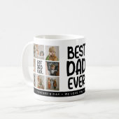 Fun Modern 'BEST VATER EVER' 8 Foto Kaffeetasse (Vorderseite Links)