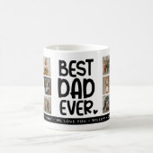 Fun Modern 'BEST VATER EVER' 8 Foto Kaffeetasse (Mittel)