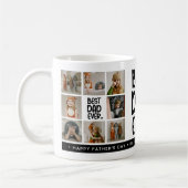 Fun Modern 'BEST VATER EVER' 8 Foto Kaffeetasse (Links)