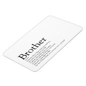 Fun Modern Cool Best je Brother Definition Magnet (Linke Seite)