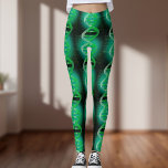 Fun Modern DNA Muster Green Medical Science Leggings<br><div class="desc">Ein cooles,  trendiges und amüsantes medizinisch-wissenschaftlich-inspiriertes Design. Das ideale Geschenk für alle Ärzte,  Krankenschwestern,  Naturwissenschaftler,  Naturwissenschaftler,  Labrador-Techniker,  Naturwissenschaftler,  kurz,  alle Wissenschaftsfreaks in Ihrem Leben (und das schließt Sie ein)! Entwickelt von Thisisnotme©</div>