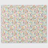 Fun Modern farbenfrohe Muster Geschenkpapier (Flach)