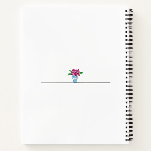 Fun Modern Girly But First Coffee Notizblock (Rückseite)