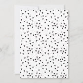 Fun Modern 'Party like a Panda' Kindergeburtstag Einladung (Rückseite)