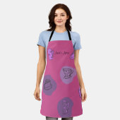 Fun Modern Quirky Tee 1 Schürze (Getragen)