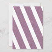 FUN MODERN RN Abschluss lädt zu LILA Glitzer ein Einladung (Rückseite)