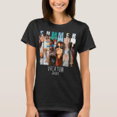 Fun Modern Selfie Collage 12 Foto Custom Memento T-Shirt (Vorderseite)