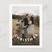 Fun Modern Simple Circle Typ 3 Foto Weihnachten (Vorderseite)