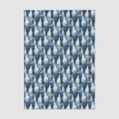 Fun Modern skandinavisches Abstraktes Pine Tree Mu Seidenpapier (Vorderseite)