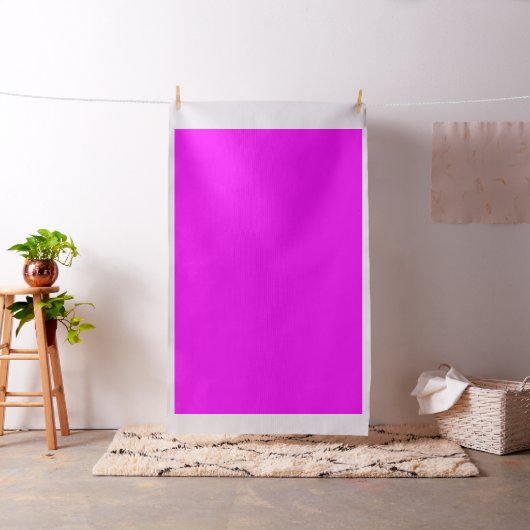 Fun Modern Solid Pink Magenta Chic Retro Stoff (Beispiel)