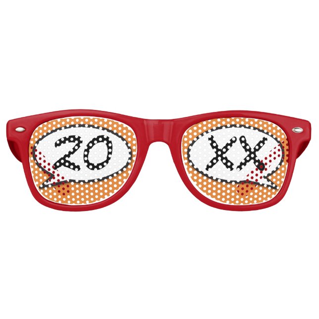 Fun Modern Special Date Sonnenbrille (Vorderseite)