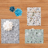 Fun Modern Terrazzo Stone Kunst, Dichtung und Musi Geschenkpapier Set