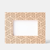 Fun Modern Triangle Geometric Laser Geätzte Rahmen (Vorderseite)