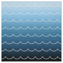 Fun Modern Wave Muster Blaue Gradient