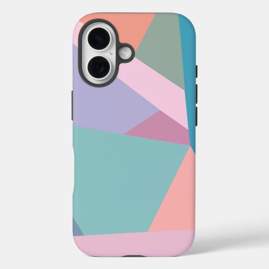 Fun Moderne Abstrakte geometrische Pasta Kunst Case-Mate iPhone Hülle (Rückseite)