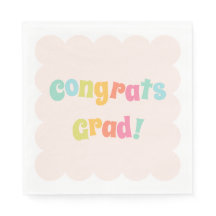 Fun Moderne farbenfrohe Glückwunsch Grad