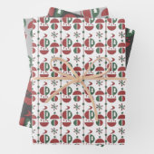 Fun Moderne geometrische Formen Muster Geschenkpapier Set (Beispiel)