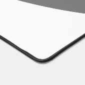 Fun Moderne graue, weiße, schwitzende Flugrouten Schreibtischunterlage (Ecke)