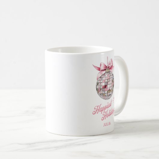 Fun Moderne rosa Wasserwelt Sasso San Gottardo Kaffeetasse (VorderseiteRechts)