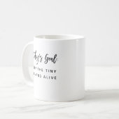 Fun Moderne schicke Mama Mutter Sprichwort Goals Z Kaffeetasse (Vorderseite Links)