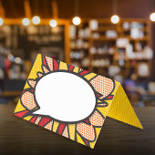 Fun Moderne Sprechblase Comic Platzkarten buchen