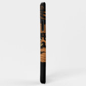 Fun Modernes Copper Glitzer Script Mit Monogramm Case-Mate iPhone Hülle (Hinten/Rechts)