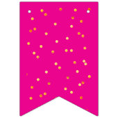 Fun Modernes Lila Pink Kids Foto Picture Wimpelkette (Erste Fahne)