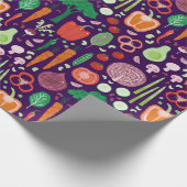Fun Modernes Pflanzenmuster Geschenkpapier (Ecke)