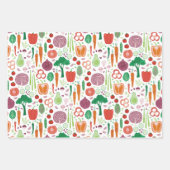 Fun Modernes Pflanzenmuster Geschenkpapier Set (Vorderseite 3)