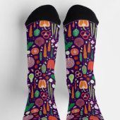 Fun Modernes Pflanzenmuster Socken (Oben)