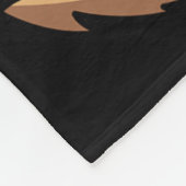 Fun Monkey Gorilla Brust Kostüm Halloween Fleecedecke (Ecke)