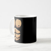 Fun Monkey Gorilla Brust Kostüm Halloween Kaffeetasse (Vorderseite Links)