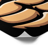 Fun Monkey Gorilla Brust Kostüm Halloween Poster (Ecke)