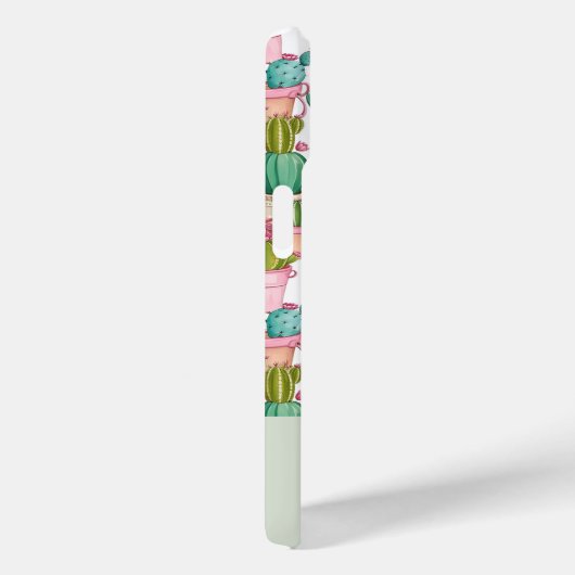 Fun monogramm heller Kakti Case-Mate iPhone Hülle (Rückseite / Rechts)