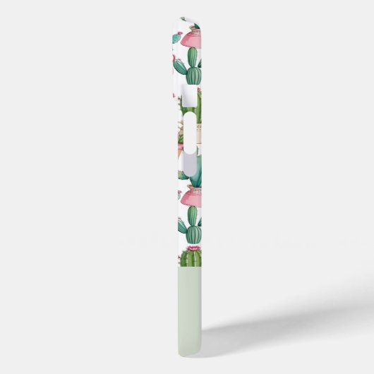 Fun monogramm heller Kakti Case-Mate iPhone Hülle (Rückseite / Links)