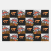 Fun Monster Truck Birthday Geschenkpapier Set (Vorderseite)