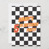 Fun Monster Truck QR Code Birthday Party (Rückseite)